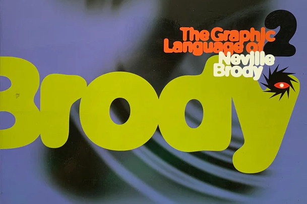 Type paintings of a digital artist